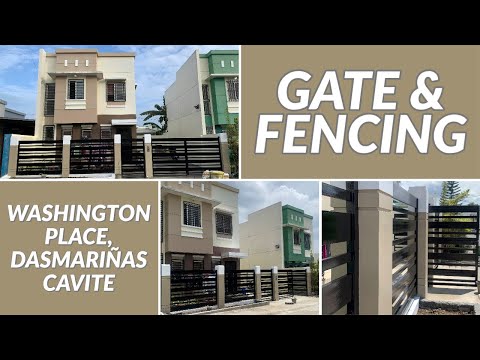 WYNONA HOUSE MODEL HOME IMPROVEMENT | GATE & FENCING | Washington Place Dasmariñas, Cavite