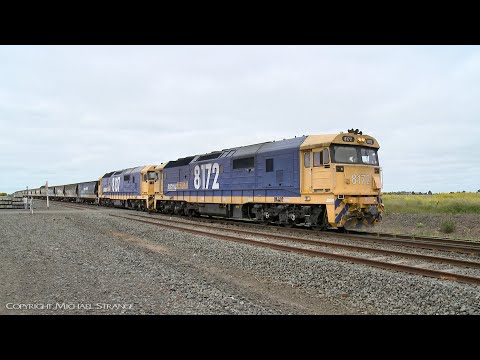 Pacific National Grain Train Arrives At Gheringhap (21/10/2019) - PoathTV Australian Railways