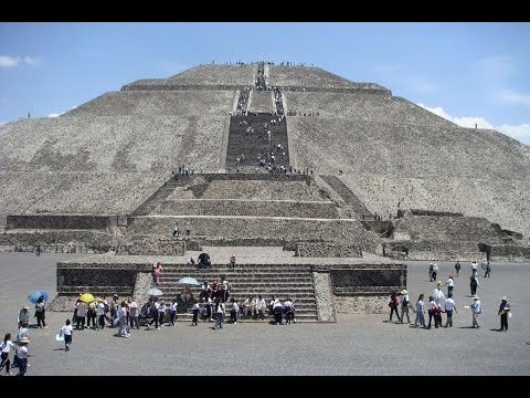 Ancient pyramids in Teotihuacan, Mexico