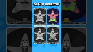 🧽🔍 Quiz Bob Esponja | Você sabe qual é a cor correta?