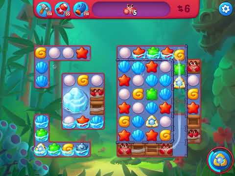 Fishdom Hard level 5435 no boosters フィッシュダム ハード [Friend's]