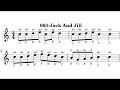 063-Jack And Jill music sheet