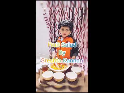Fruit Salad- by Sreshta Kannan #yummy #fruitsalad #trending #easy #icecream #recipe #healthy