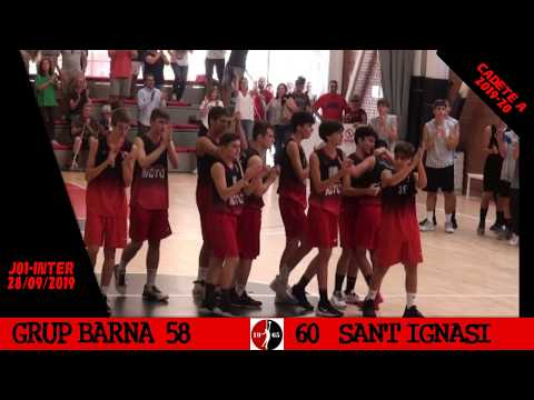 2019-20 GRUP BARNA vs SANT IGNASI J01 CADETE INTER