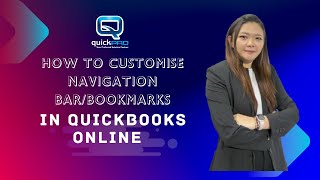How to customise navigation bar/bookmarks in QuickBooks Online
