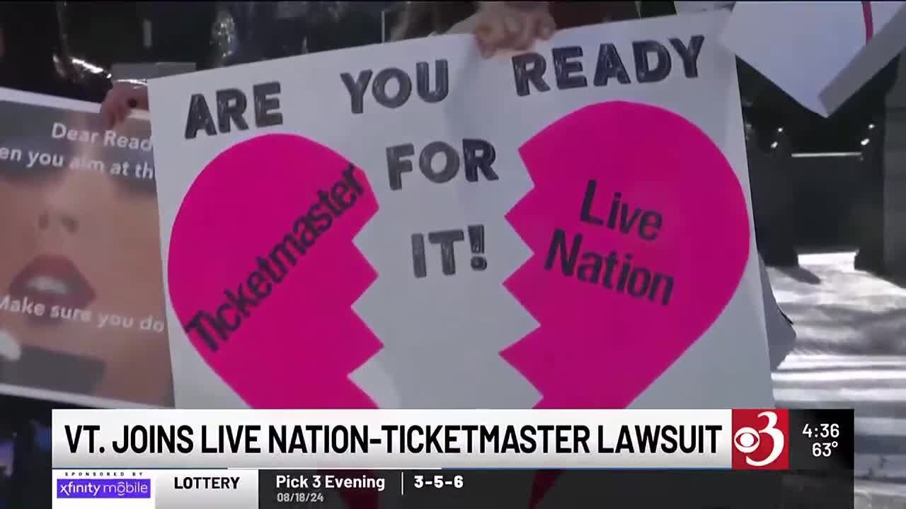 Vt., NY, NH join Live Nation-Ticketmaster lawsuit