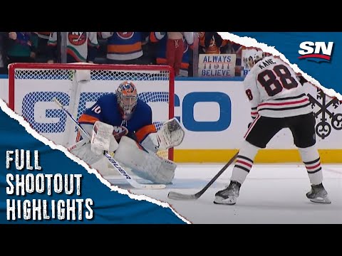 Chicago Blackhawks at New York Islanders | FULL Shootout Highlights