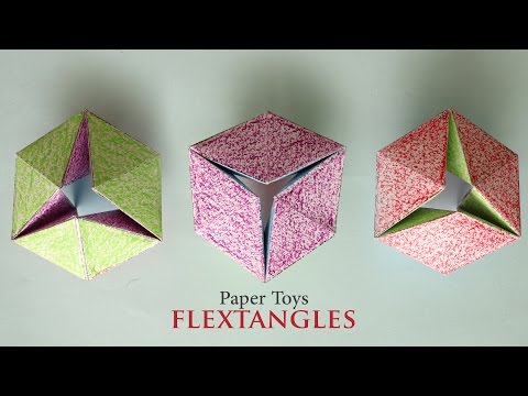 How To Make: Flextangles - DIY Paper Toys