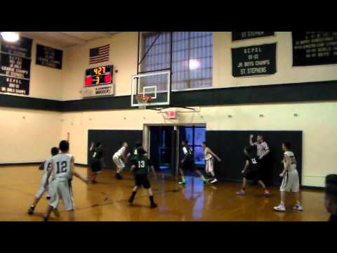 St. Pat's vs. St. Stephen's CYO Basketball 12-13-14