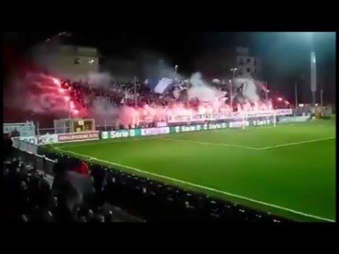 ENTELLA-SPEZIA 2-2 Coreografia Gradinata Sud (19/3/16)