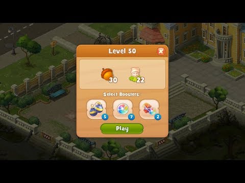 Gardenscapes Level 50 HD 1080p
