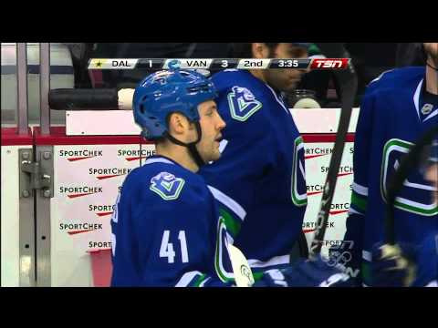 Canucks Vs Stars - Andrew Alberts 3-1 Goal - 03.30.12 - HD