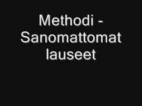 Methodi - Sanomattomat lauseet