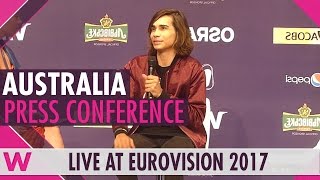 Australia Press Conference — Isaiah  &quot;Don&#39;t Come Easy&quot; Eurovision 2017 | wiwibloggs