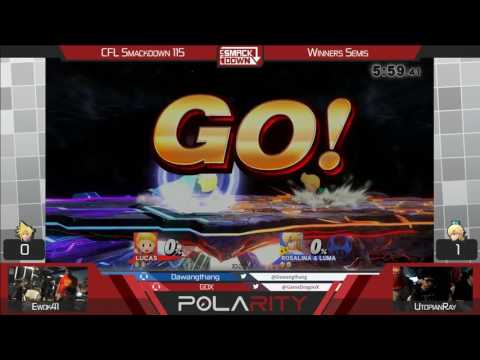 CFL Smackdown 115 WiiU - Ewok41 (Lucas) vs UtopianRay (Rosalina) - Winners Semis