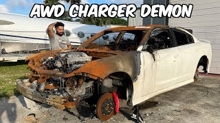 I BOUGHT A BURNT HELLCAT WITH ONE HUGE PROBLEM!