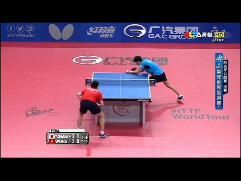 2015 Spanish Open (Ms-Final) YOSHIMURA Maharu - WONG Chun Ting [HD 1080p] [Full Match/Chinese]