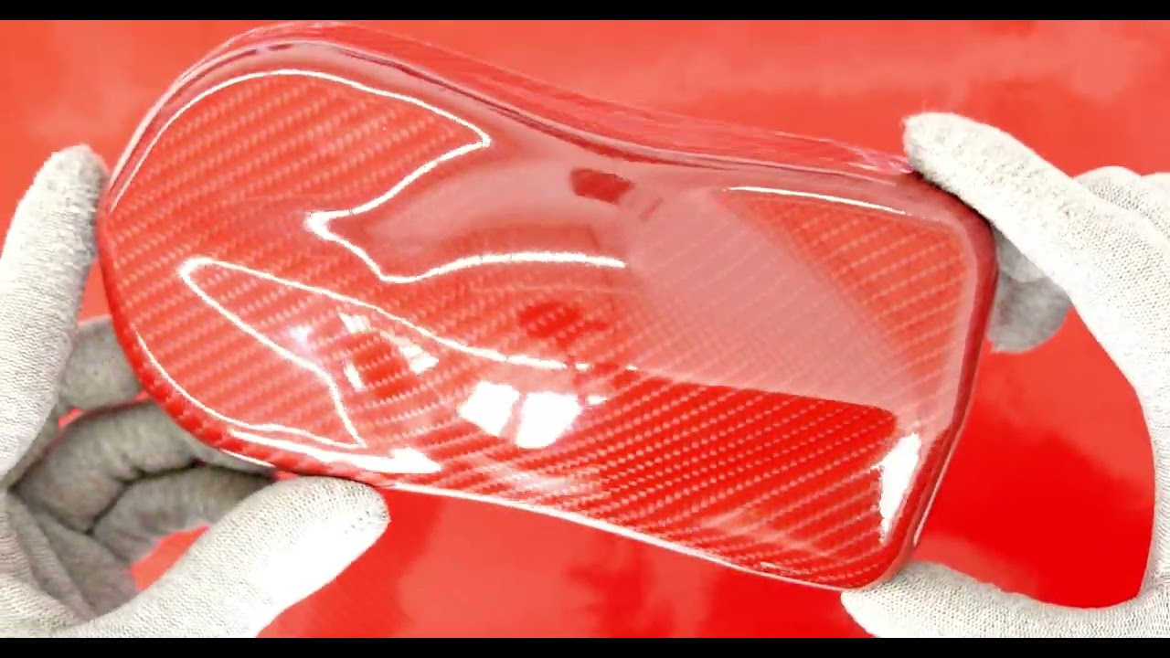 Rwraps Epoxy Red 5D Carbon Fiber Vinyl Film
