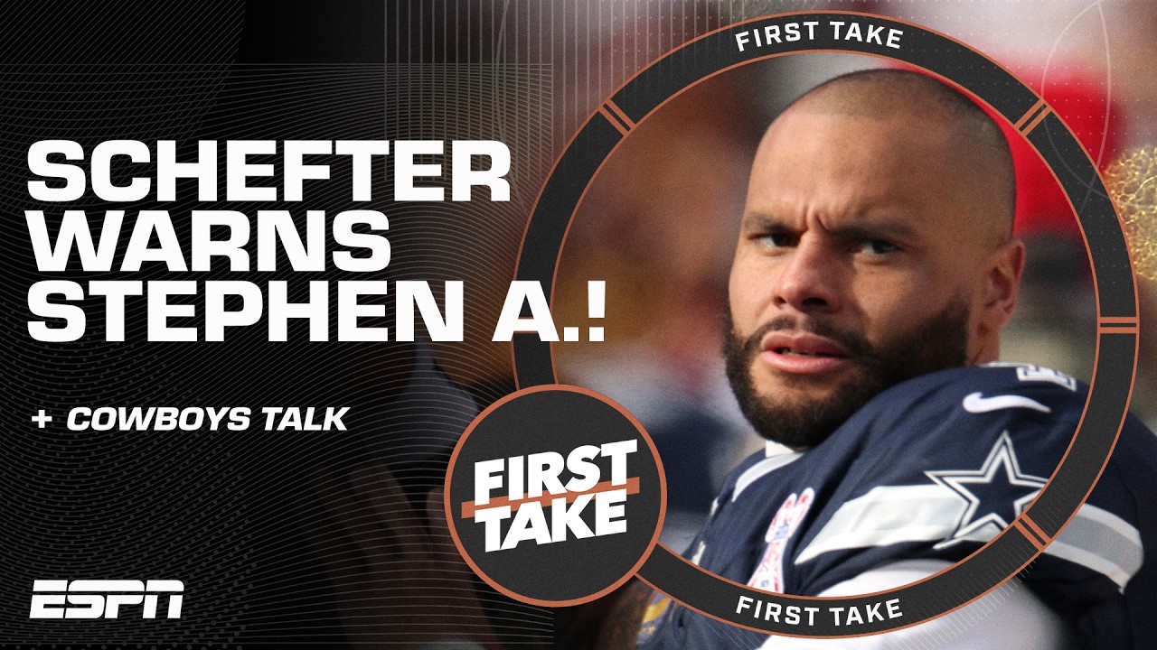 Stephen A. responds to Adam Schefter’s WARNING ABOUT THE COWBOYS! 🤠 | First Take