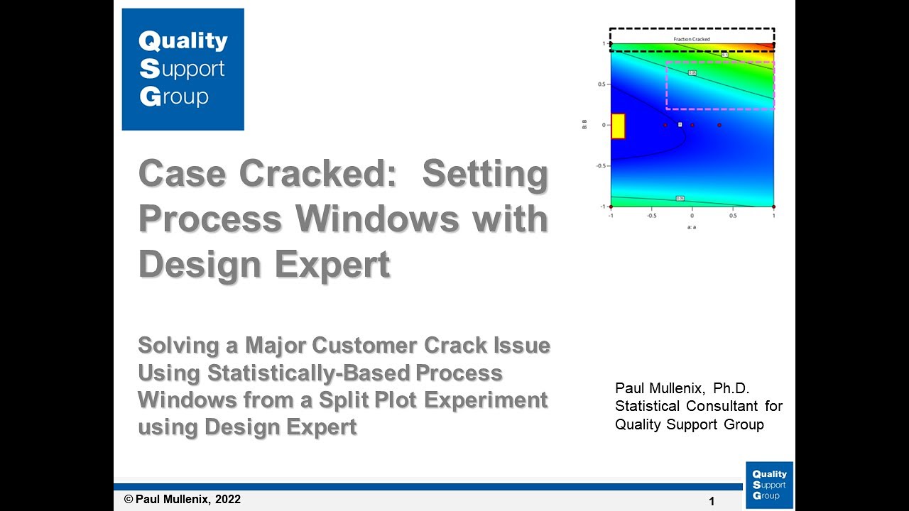 Setting Process Windows with Design-Expert