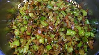 preview picture of video 'Dondakaya Ullipaya Koora - Little (English) Ivy Gourd Curry - Andhra Recipes'