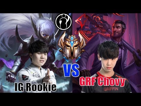 When Rookie (Irelia) vs Chovy (Jayce) in KR Soloq 2019
