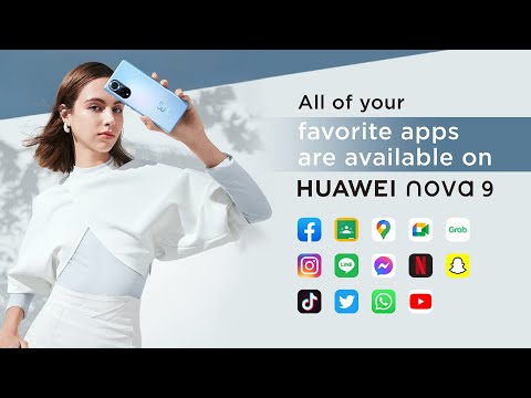 Here's all the apps you can get on the HUAWEI nova 9