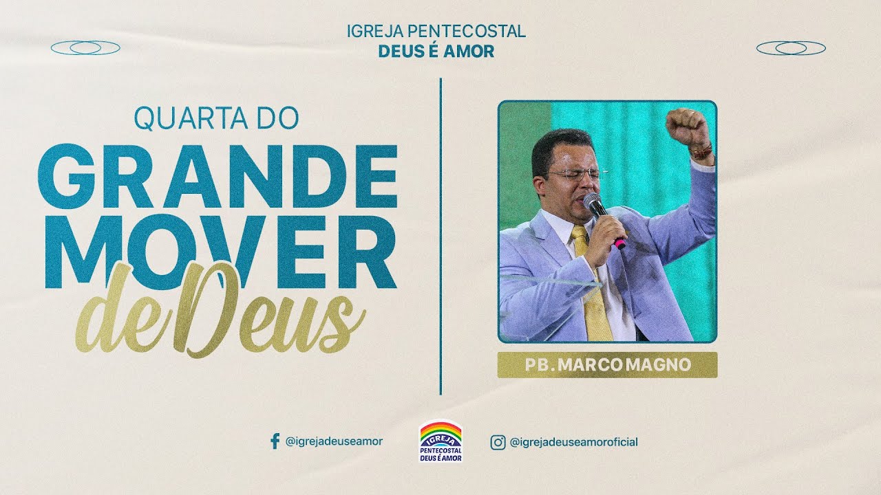 05/02/2025 - Culto da Tarde | Quarta do grande mover de Deus