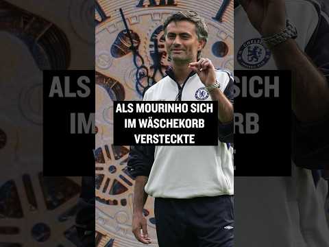 Wisst ihr noch als Mourinho sich gegen Bayern im Wäschekorb versteckte? #shorts