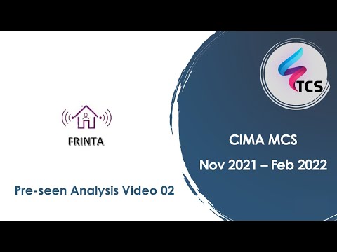 CIMA MCS November 2021/February 2022 Pre-Seen Analysis - Frinta - Introduction 02