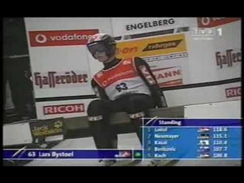 Robert Kranjec and Lars Bystoel -  Engelberg 2005