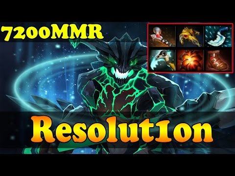 Dota 2 - Resolut1on 7200 MMR Plays Outworld Devourer Vol 1 - Ranked Match Gameplay!