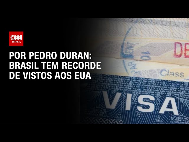Brasil tem recorde de vistos aos EUA | CNN NOVO DIA