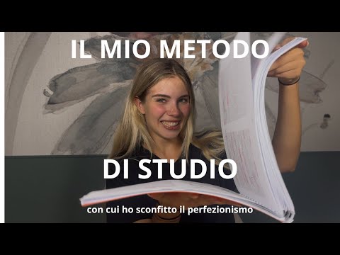 Il mio metodo di studio (con cui ho sconfitto il perfezionismo)
