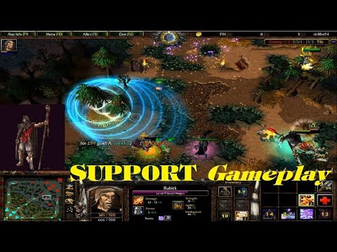 Dota 1 - Rubick (Grand Magus) Support Game Play