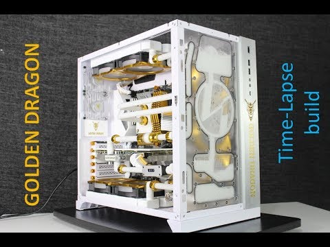 Lian Li PC-O11 DYNAMIC "GOLDEN DRAGON" TIME LAPSE BUILD
