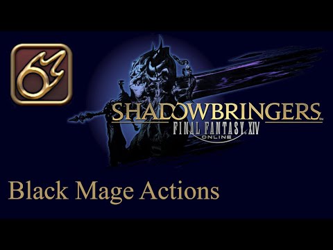 FFXIV: Shadowbringers | Black Mage Animations(controller)