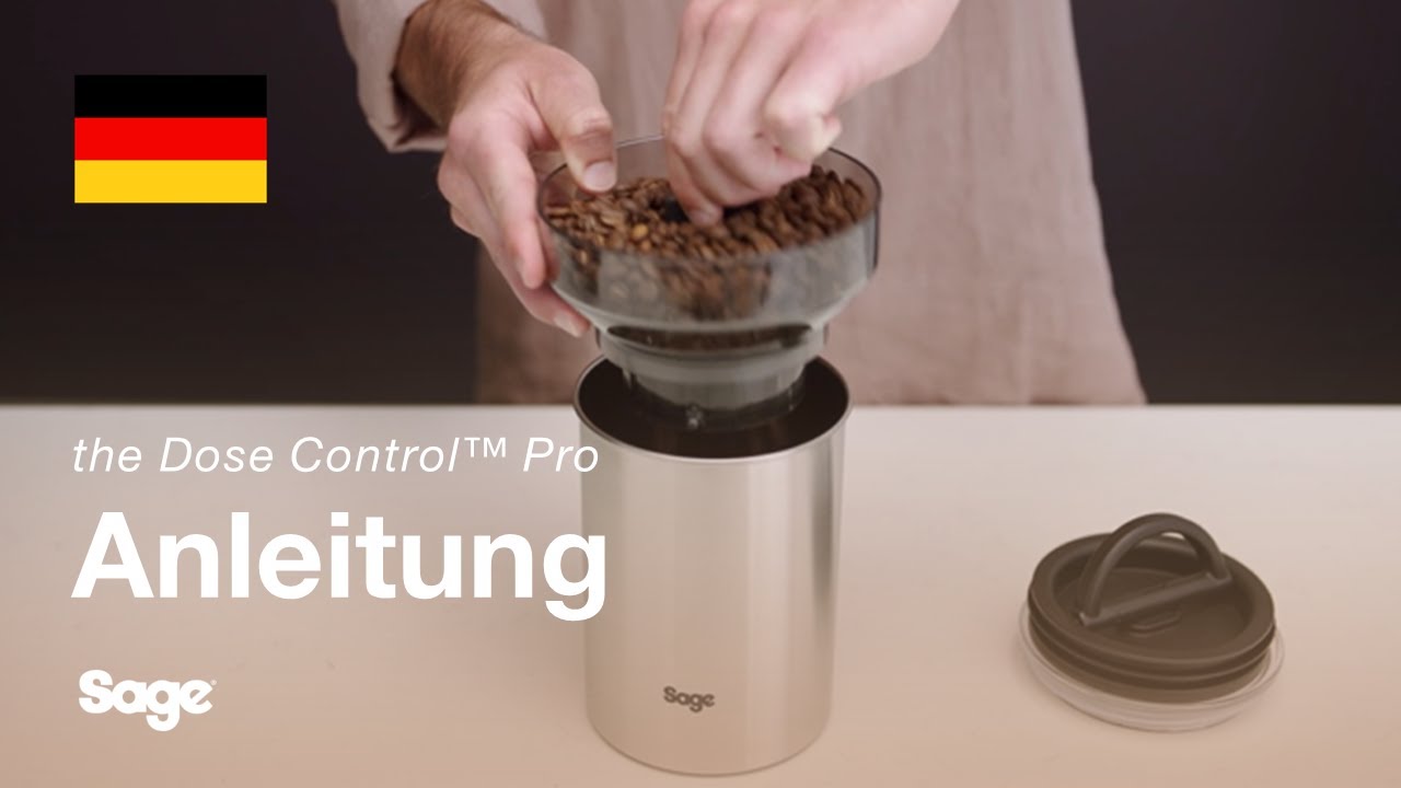 Tutorial für Breville-Kaffee - Anleitung zur Aufbewahrung von Bohnen