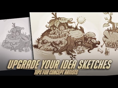 Upgrade your Design sketches - Environment Concept Artist daily process