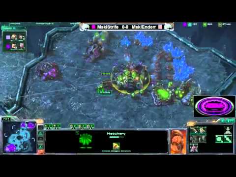 WQT Round 10 Finals- Game 1 - MskiStrife v MskiEnderr -Starcraft 2