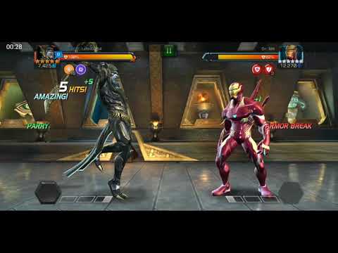 Corvus Glaive 5 star r3 VS Ironman Infinity war 6 star r2 (duel) MCOC
