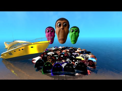 Obunga Family Angry Munci Nicos Nexbots vs Big Ship (Part 18) Garry's Mod