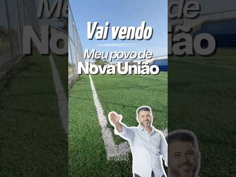 Construção do novo Campo Society de grama sintética em Nova União (RO).