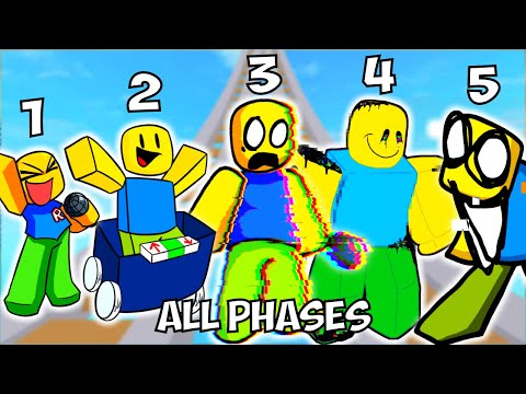 Roblox Noob ALL PHASES | Friday Night Funkin' vs Roblox