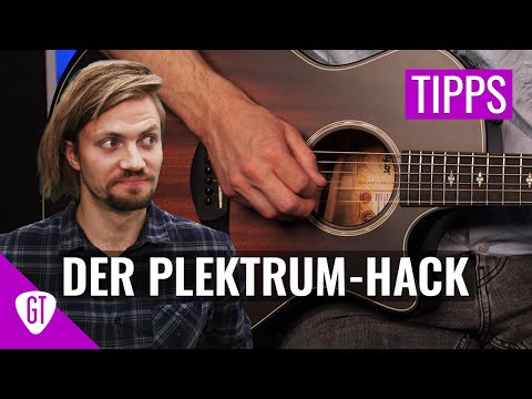 Nie wieder das Plektrum verlieren?! - Das unsichtbare Plektrum | Tipps & Tricks