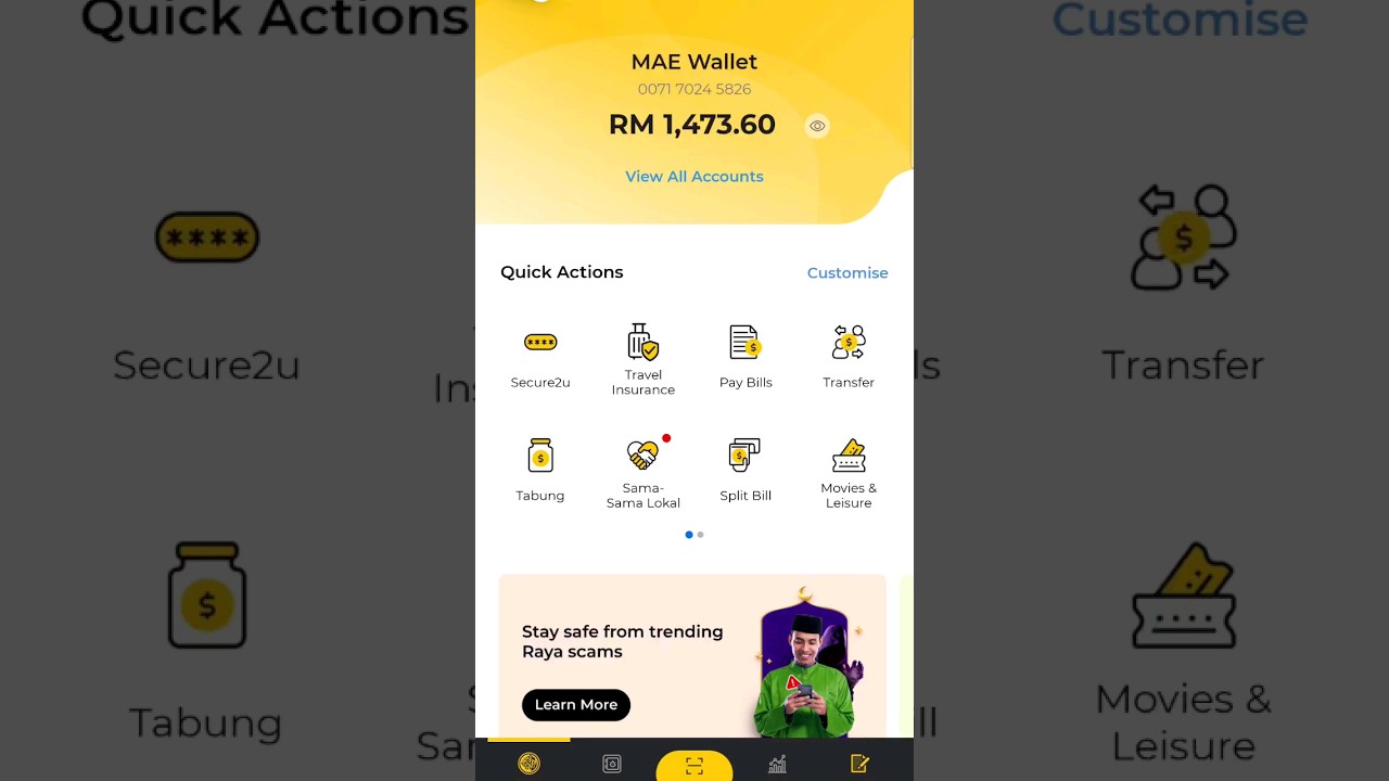 MayBank Money Receipt End Transfer Details #viralvideo #maybank2u #viralvideo #viral #visacard