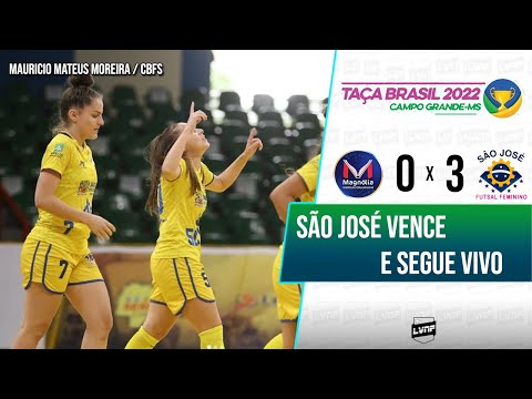 GOLS | MAGNOLIA CAD 0 x 3 SÃO JOSÉ | TAÇA BRASIL DE FUTSAL FEMININO 2022