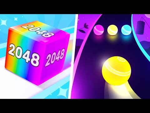 Jelly Run 2048: New Shape vs Dancing Ball Fun - Max Level Gameplay (Part 1)