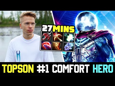 Topson totally DESTROYED Enemies on his NUMBER 1 Comfort Hero - Almost 1000 GPM in 27Mins Game