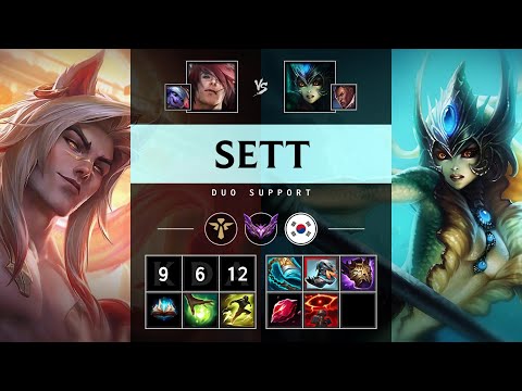 Sett Support vs Nami - KR Master Patch 25.18